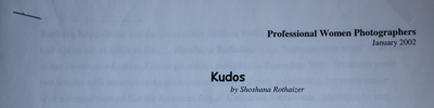 PWP Kudos From 2002 (Paper Version) by Shoshana Rothaizer