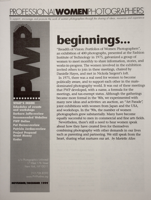 1999 PWP publication