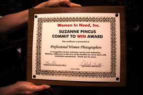 Plaque of WIN award © 2010 Catherine Kirkpatrick - Plaque of WIN award