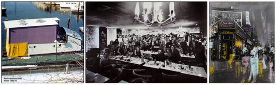 FFP Boat, 1972 ©FFP | FFP Market Diner Bash, 1972, ©Neal Slavin | Village Cigars ©Maggie Sherwood FFP Boat, 1972 ©FFP | FFP Market Diner Bash, 1972, ©Neal Slavin | Village Cigars ©Maggie Sherwood