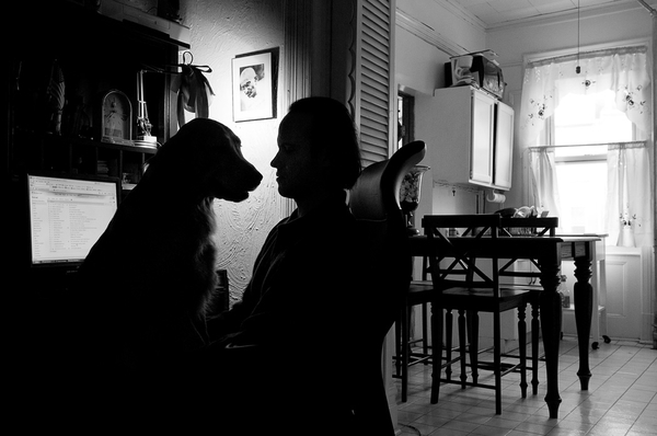 Montalvàn and Tuesday spend every moment of the day together ©Leslie Granda-Hill