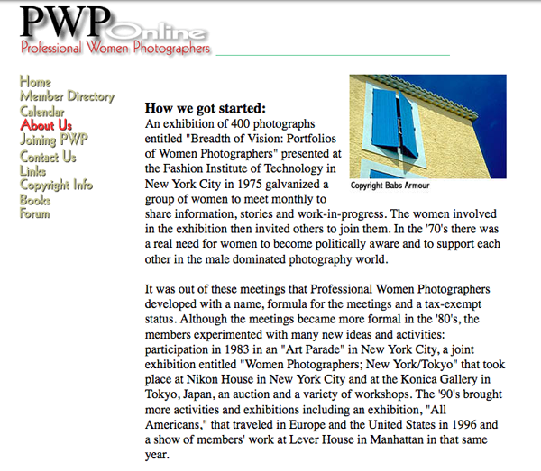 pwponline.org 10/13/2000, courtesy of waybackmachine.org