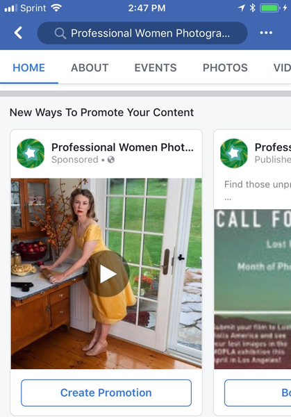 PWP Facebook content viewed on a mobile phone 2018 PWP Facebook content viewed on a mobile phone 2018