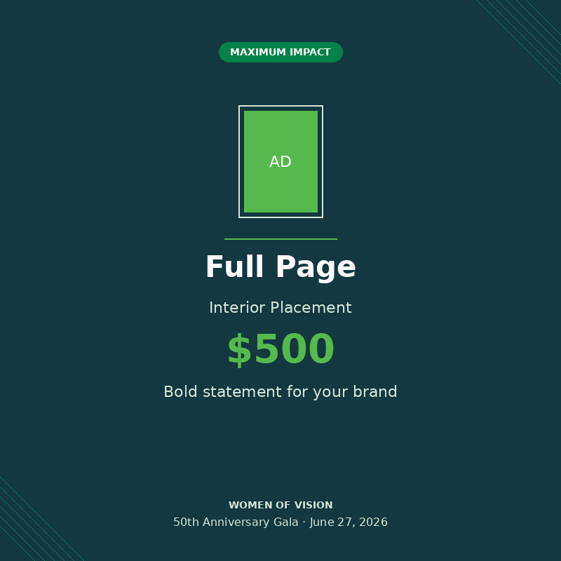 Program Ad — Full Page